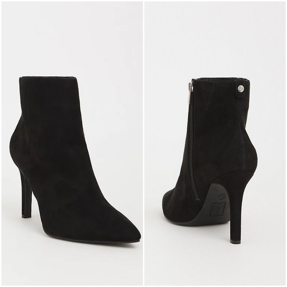 CIRCUS BY SAM EDELMAN BLACK POINTED BOOTIE (WIDE W